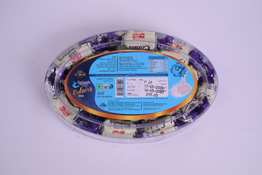 SPLASH PREMIUM QUALITY ECLAIRS MILK FLAVOUR  350g